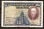 ESPANHA P074d 25 PESETAS 1928 MBCS